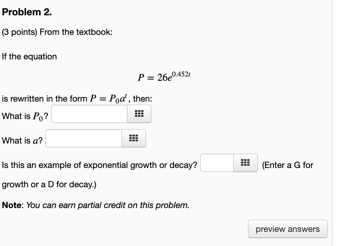 Solved Problem 2. (3 Points) From The Textbook: If The | Chegg.com