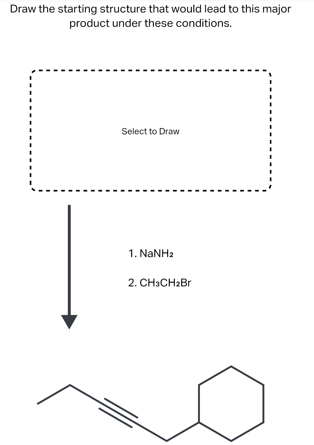 Solved Draw the starting structure that would lead to this | Chegg.com