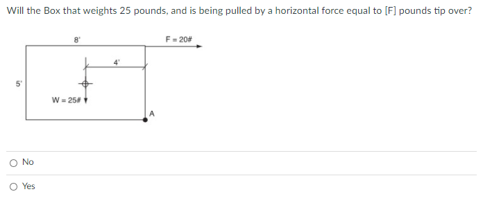 Solved Will the Box that weights 25 pounds, and is being | Chegg.com
