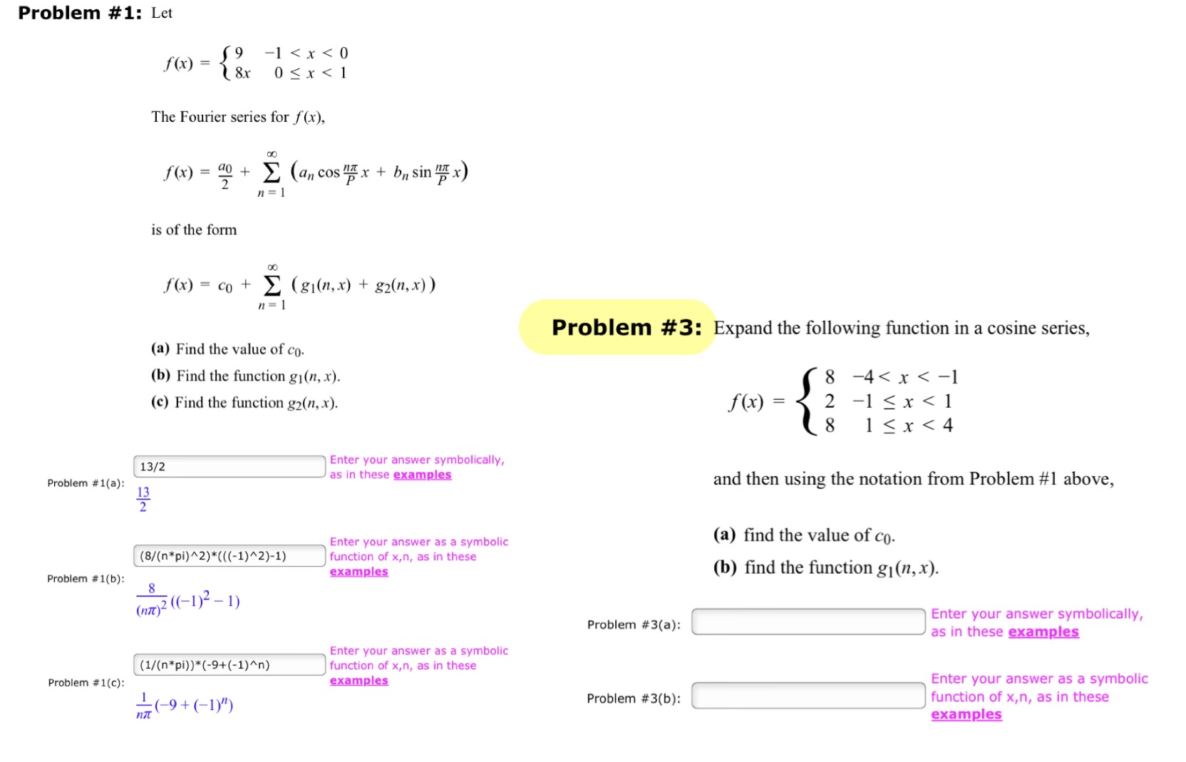 Solved Please Solve QUESTION 3 (highlighted). ﻿Answer A & B. | Chegg.com