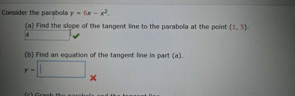 b find an equation of the tangent line in part a