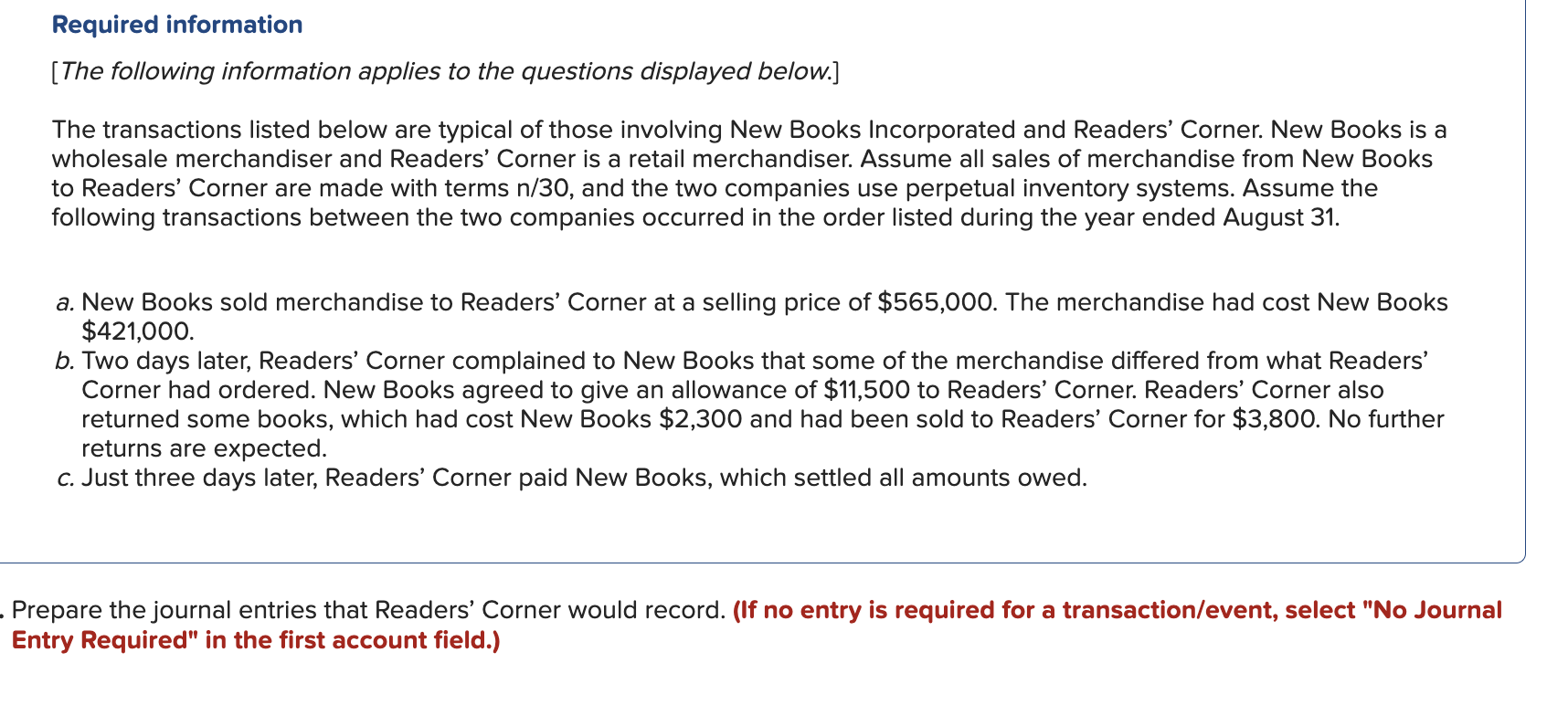 Solved Journal entry worksheet Record the return of Chegg com