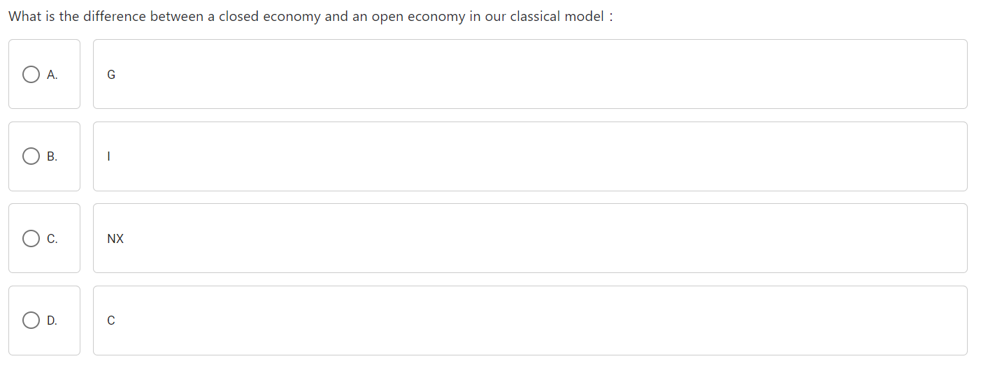 Solved What is the difference between a closed economy and Chegg