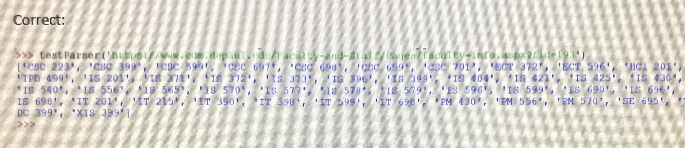 solve with python Write a HTMLParser that extracts | Chegg.com