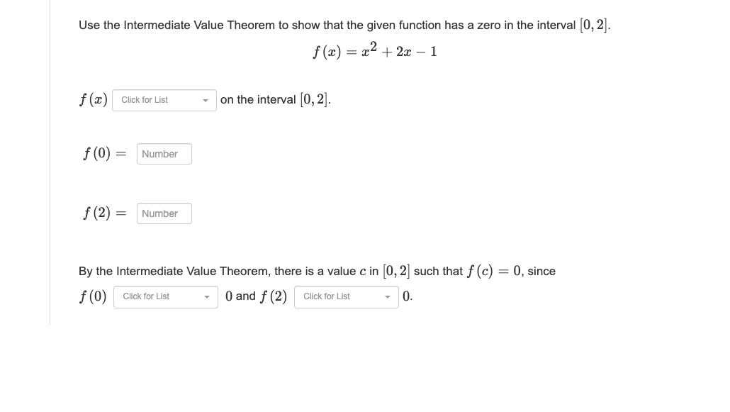 Solved Use the Intermediate Value Theorem to show that the | Chegg.com