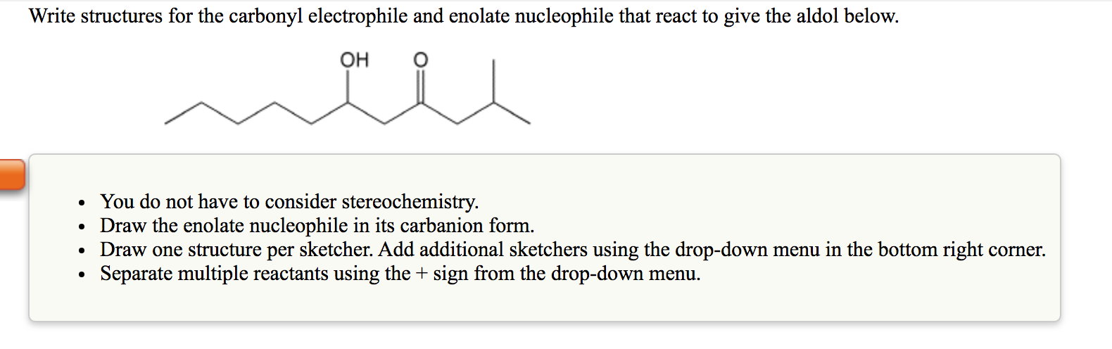 Solved Write structures for the carbonyl electrophile and | Chegg.com