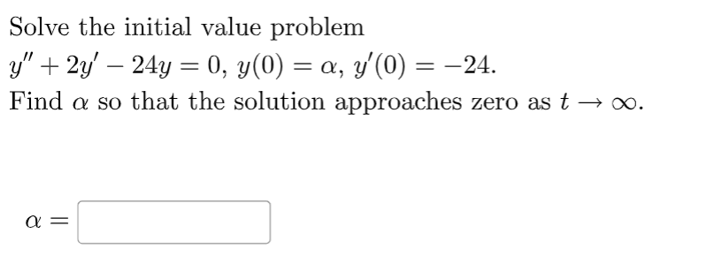 Solved Solve the initial value problem | Chegg.com