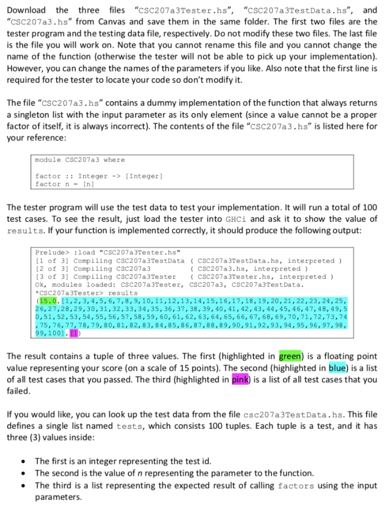 assignment in haskell