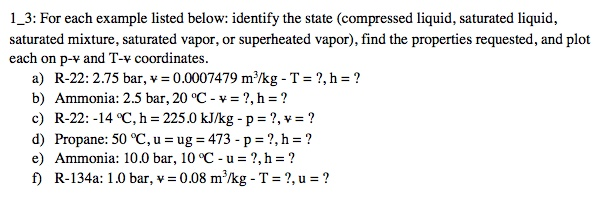 Solved 1_3: For each example listed below: identify the | Chegg.com