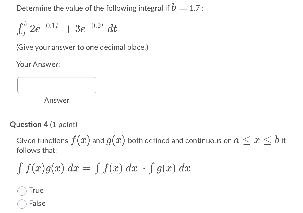 Solved Determine The Value Of The Following Integral If B = | Chegg.com