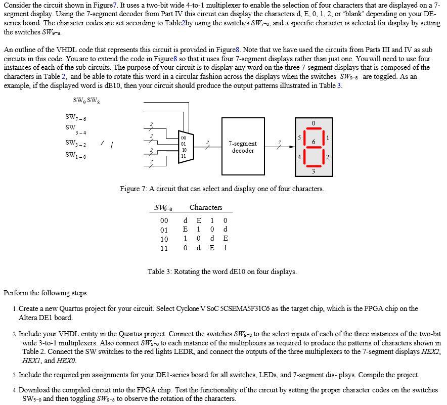 Solved Consider the circuit shown in Figure 7. It uses a | Chegg.com
