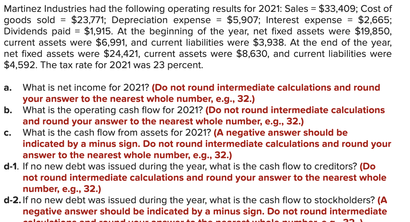 solved-martinez-industries-had-the-following-operating-chegg