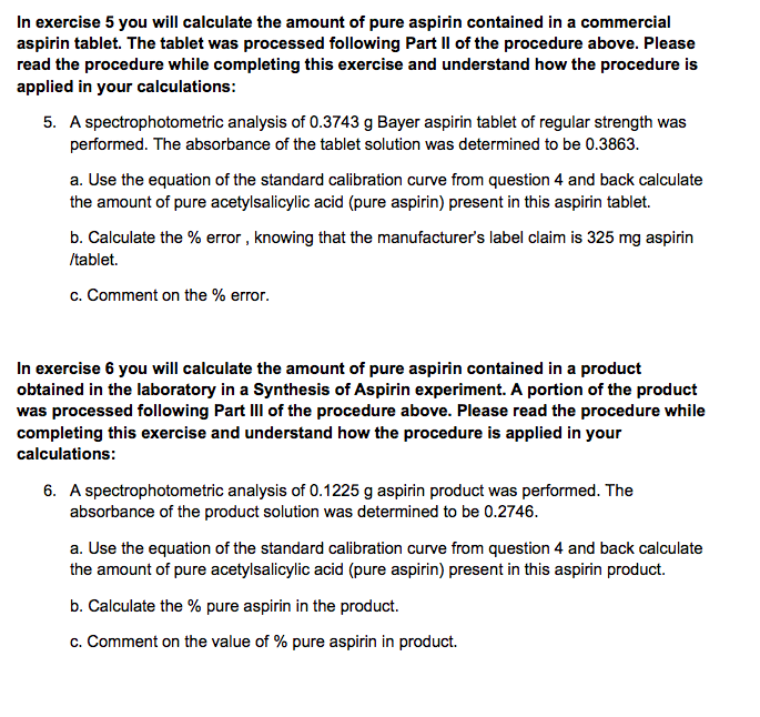 1. Calculate the molar concentration (molarity) of a | Chegg.com