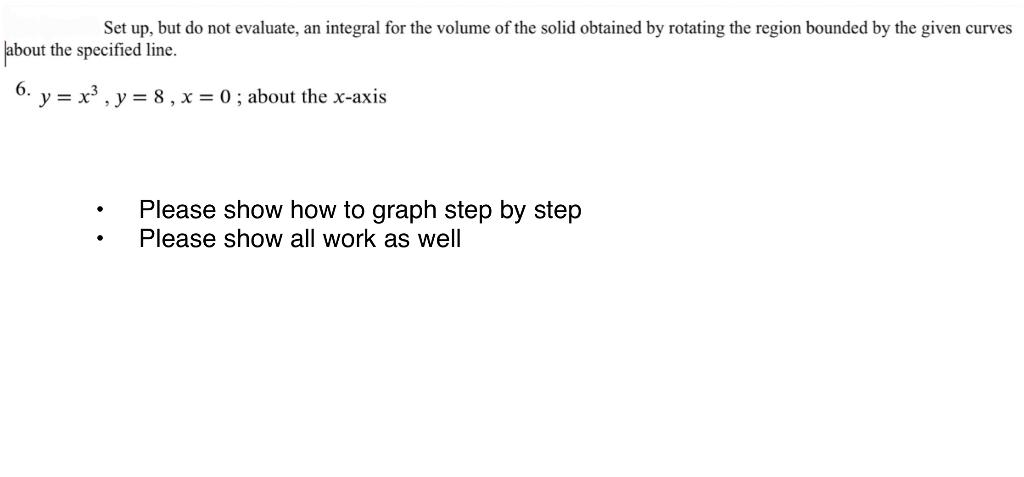 Solved Set Up, But Do Not Evaluate, An Integral For The | Chegg.com