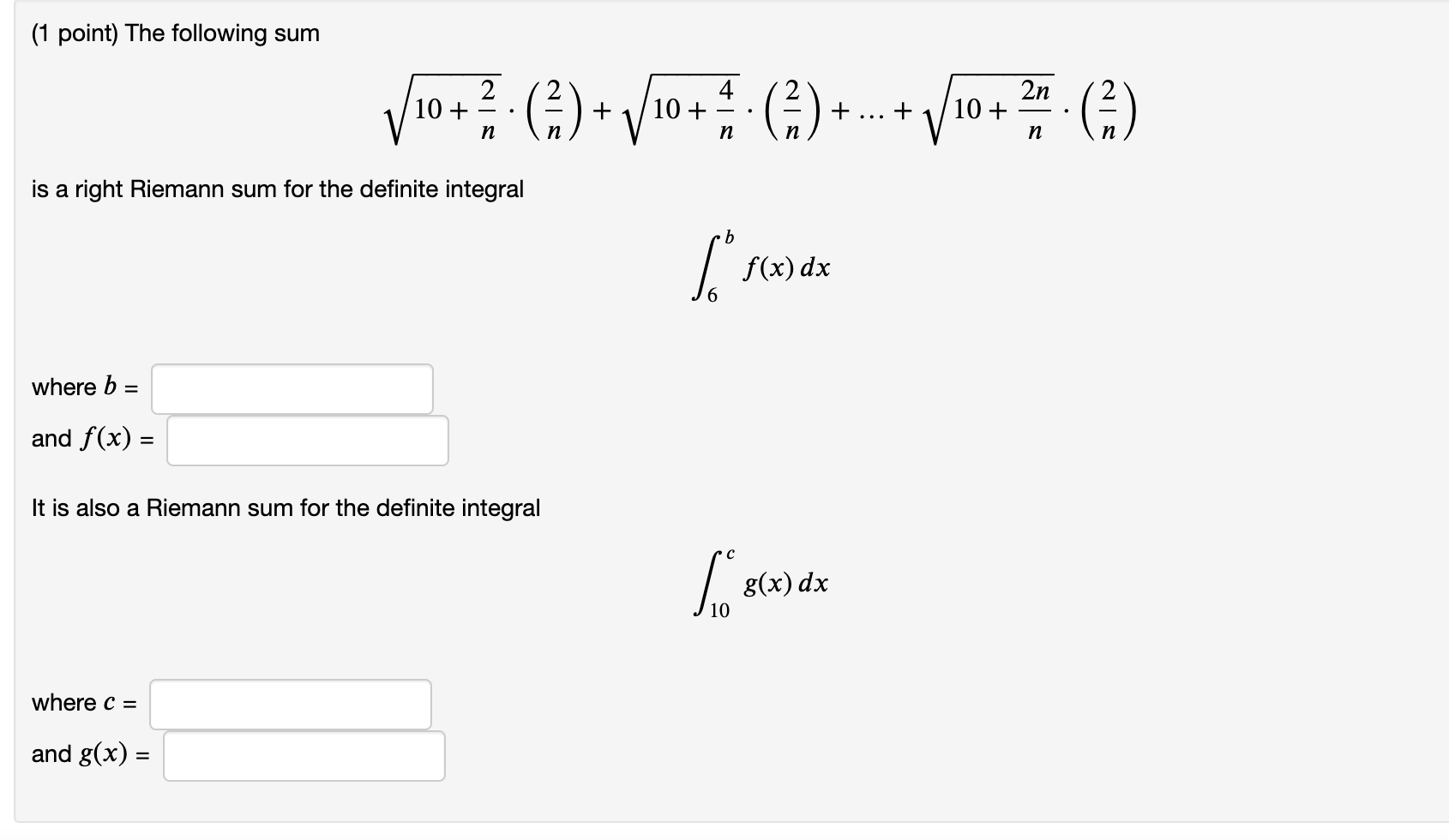 solved-1-point-the-following-sum-2-10-n-4-10-3-chegg