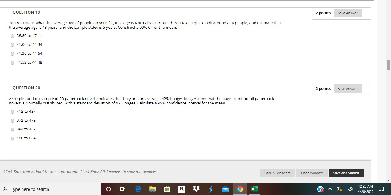 Solved QUESTION 15 2 points Save Answer A sample of 22 | Chegg.com