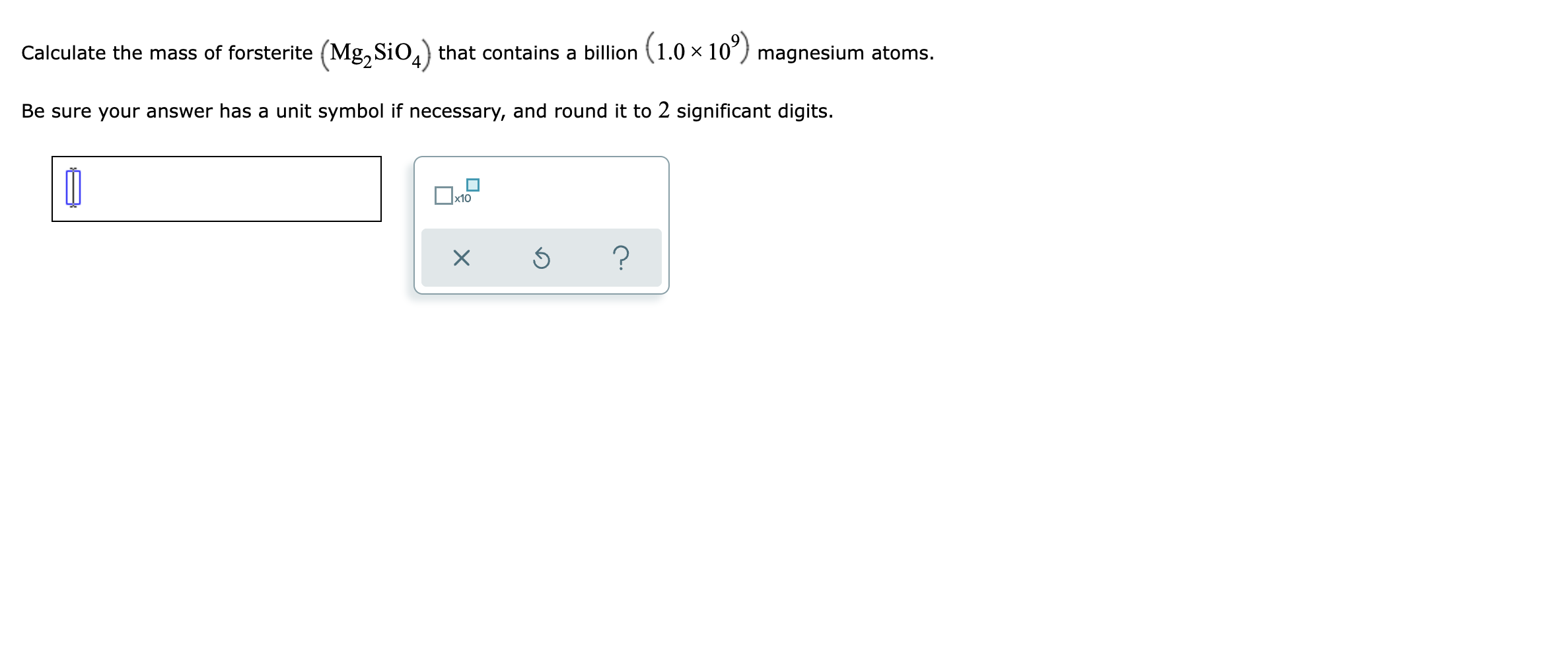 Solved The chemical formula for beryllium sulfide is BeS. A