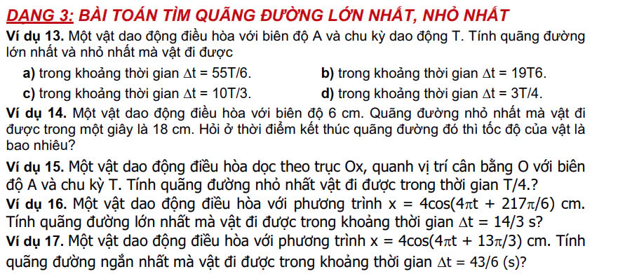 Trong khoảng thời gian t 4 quãng đường lớn nhất: Cách tính và bài tập thực hành