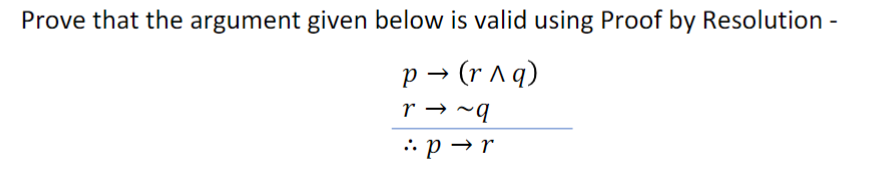 Solved Prove that the argument given below is valid using | Chegg.com