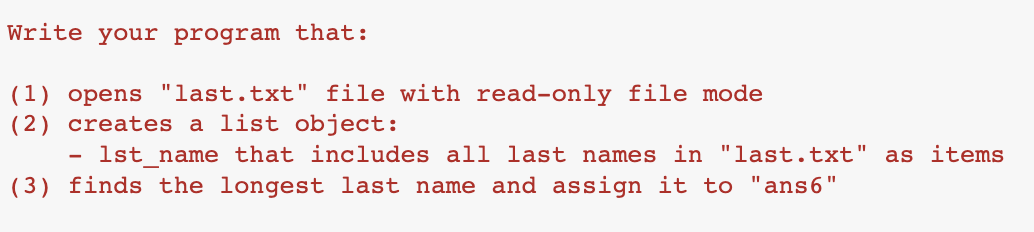 Solved Write your program that: (1) opens 