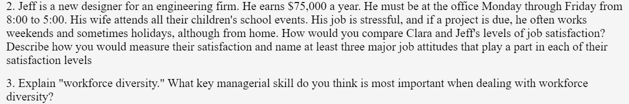 Solved 2. Jeff is a new designer for an engineering firm. He | Chegg.com