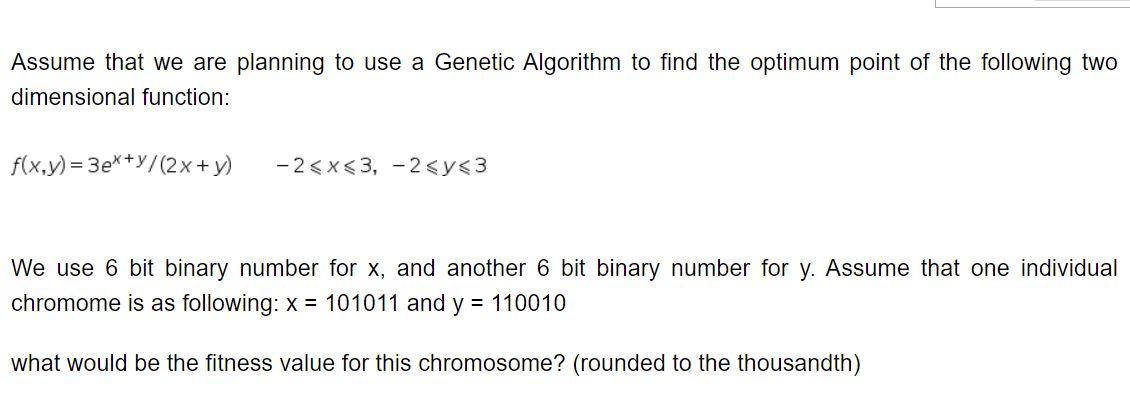 solved-assume-that-we-are-planning-to-use-a-genetic-chegg