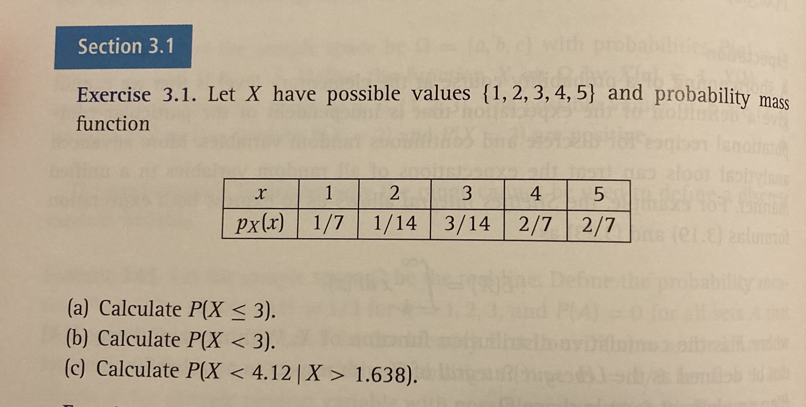 Solved Exercise 3 6 Find The Cumulative Distribution