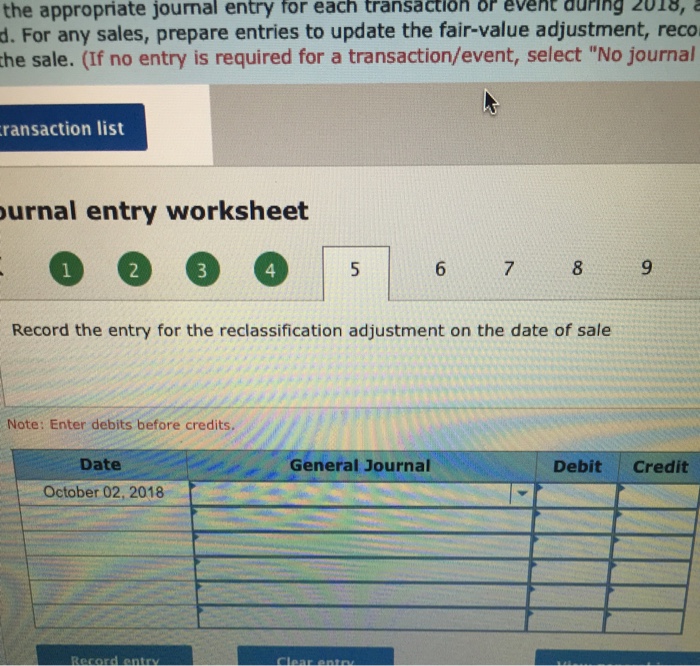 Solved The following selected transactions relate to