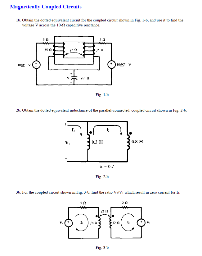 Solved Magnetically Coupled Circuits 16. Obtain The Dotted | Chegg.com