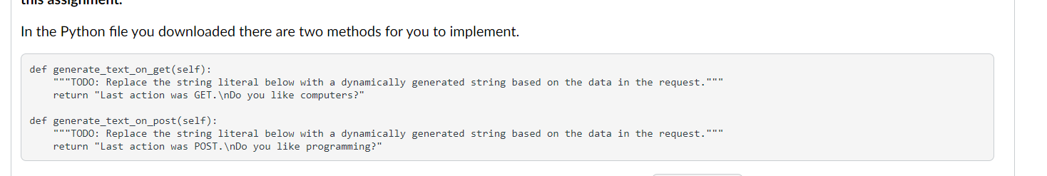 Solved In the Python file you downloaded there are two | Chegg.com