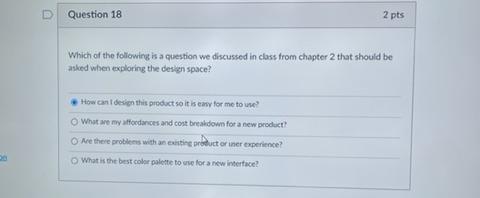 Solved Question 12 2 pts Which of the following is a | Chegg.com