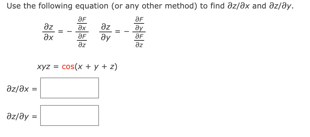 Solved Use The Following Equation (or Any Other Method) To | Chegg.com