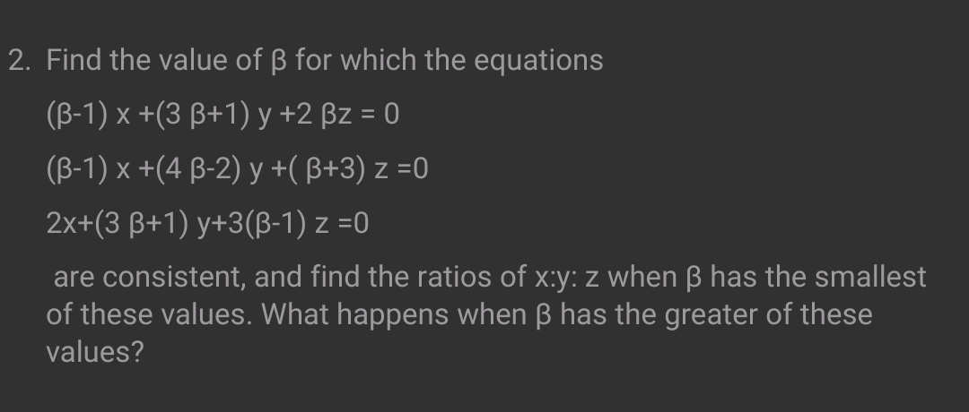 find the value of beta 5 2 3 2