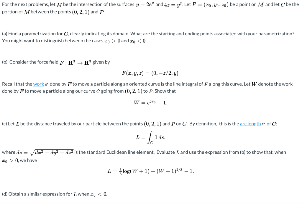 Solved 2e And 4z Yº Let P X0 Yo Zo Be A Point On Chegg Com