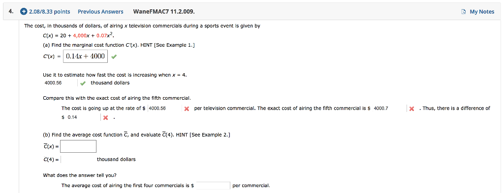 Solved I really need help with this problem, it's due | Chegg.com