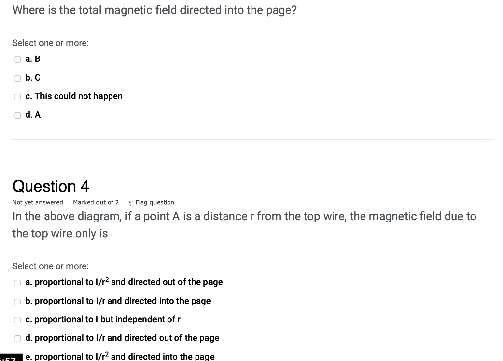 Solved Here, two wires carry identical currents I in | Chegg.com