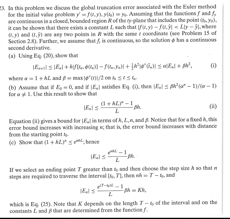 Solved 3. In this problem we discuss the global truncation | Chegg.com