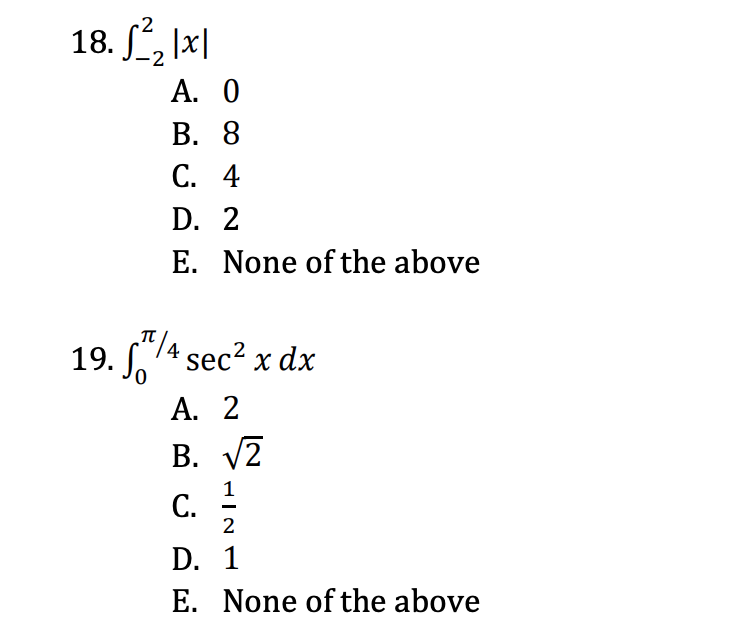 Solved 18. $2,131 A. 0 B. 8 C. 4 D. 2 E. None of the above | Chegg.com