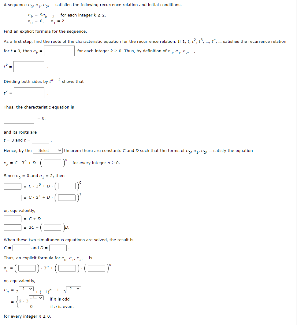 Solved A sequence e0′e1′e2,… satisfies the following | Chegg.com