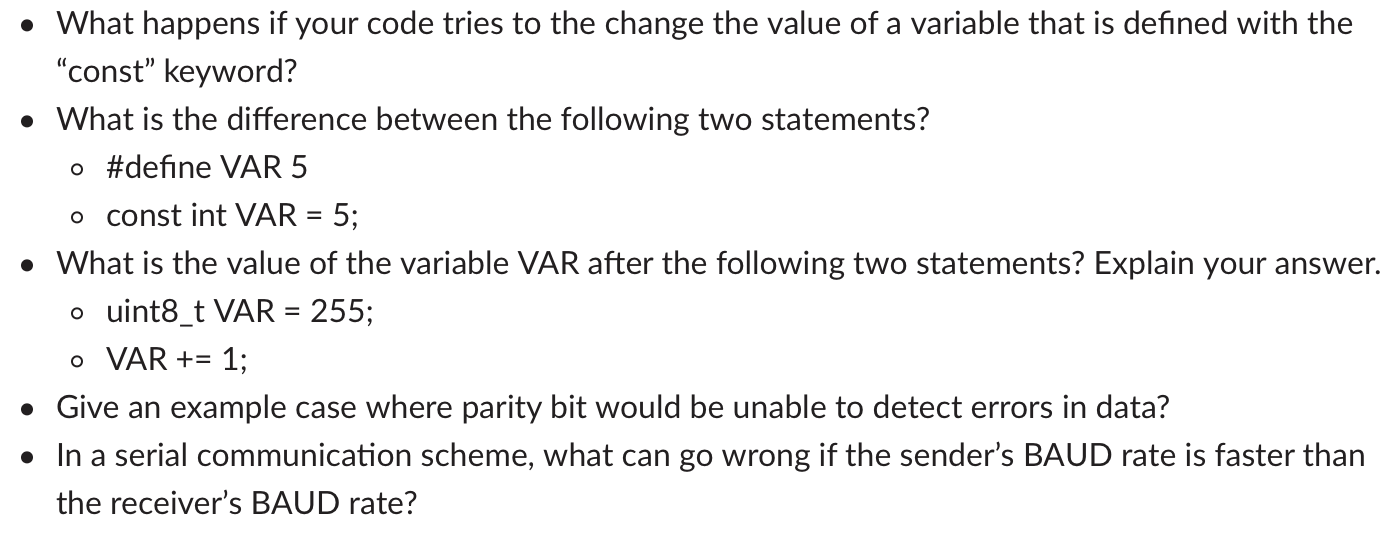Solved • What happens if your code tries to the change the | Chegg.com image.