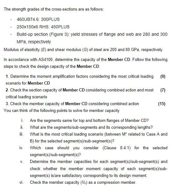 Problem The plan of a single storey frame is shown in | Chegg.com