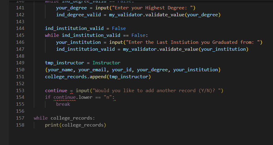 Solved Help! my current code with some errors i cant fix any | Chegg.com