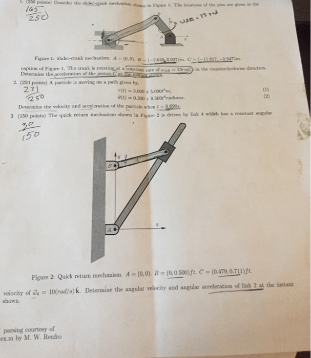 Solved Consider the slider-crank mechanism shown in Figure | Chegg.com