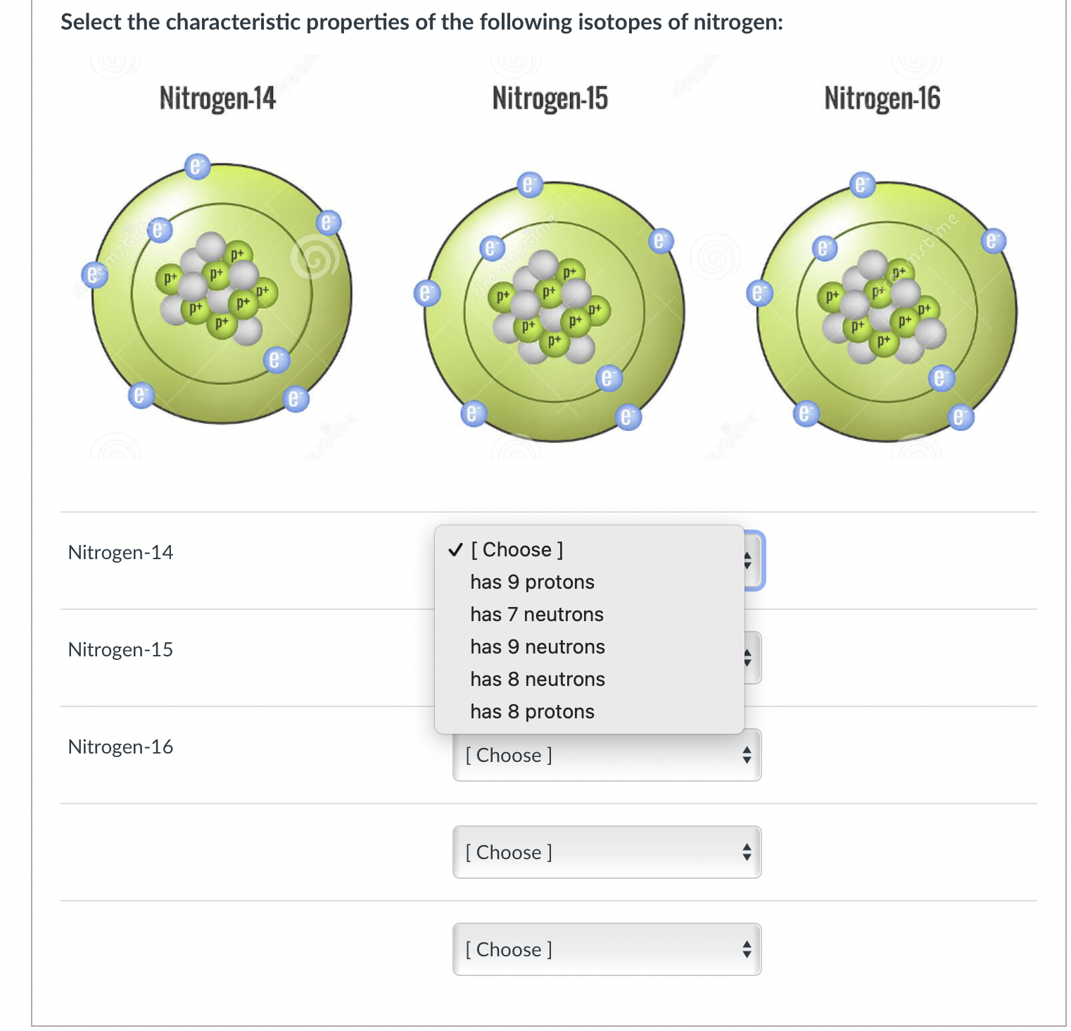 Solved All matter is made up of atoms. An atom has a nucleus | Chegg.com