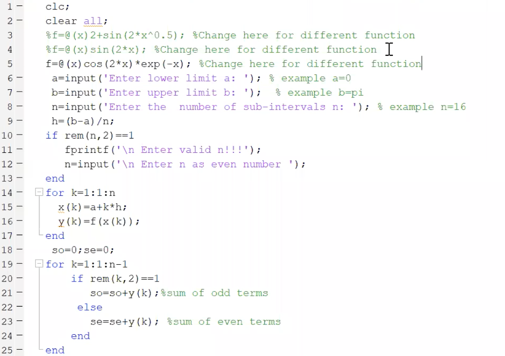 Solved Solve the question using the Simpson's 1/3 rule | Chegg.com