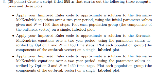 Here is my improved euler code: function y = | Chegg.com
