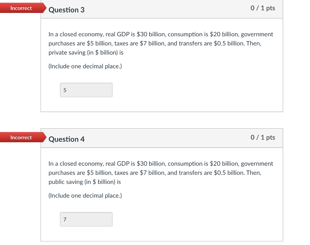 Solved What are the answers for these two and how do I solve | Chegg.com
