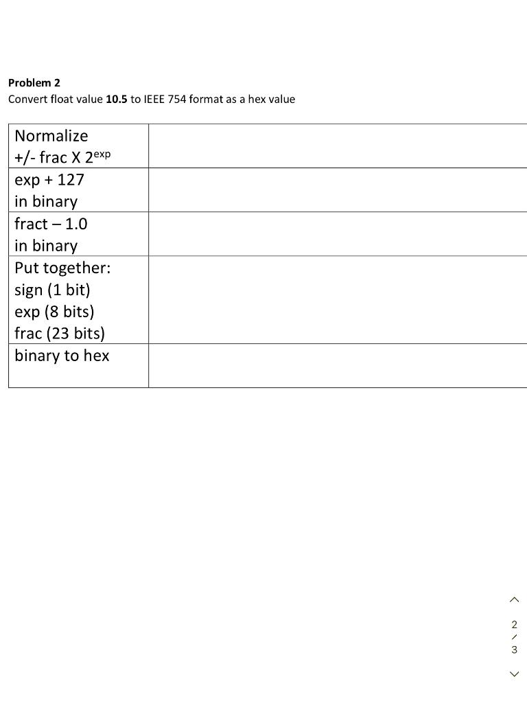 solved-problem-2-convert-float-value-10-5-to-ieee-754-format-chegg