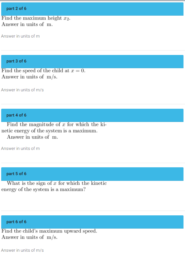 Solved A child's pogo stick stores energy in a spring with