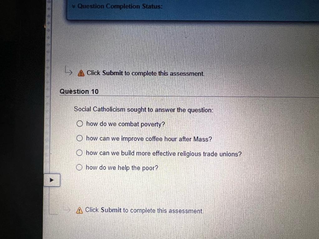 Solved Question Completion Status: A Click Submit to | Chegg.com
